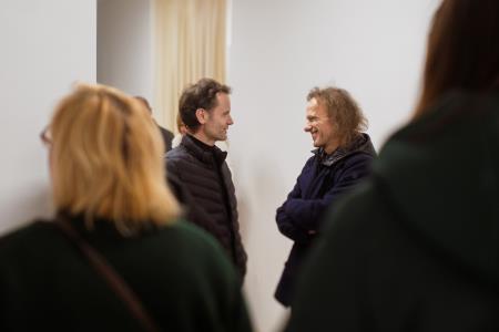 Odprtje razstave Ištvana Huzjana Osnutek za spomenik solidarnosti ob poplavah 2023 (17)